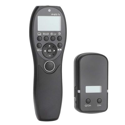aqxreight YouPro YP 870 E2 Timing Shutter Release Remote Control LCD Display Screen for Camera System Global Freque Shutter Release Remote ControlWireless ControlT