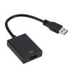 VILLCASE USB to Adapter Converter for PC and Laptop No Driver Required Supports Function for Projectors and Monitors Black view 1