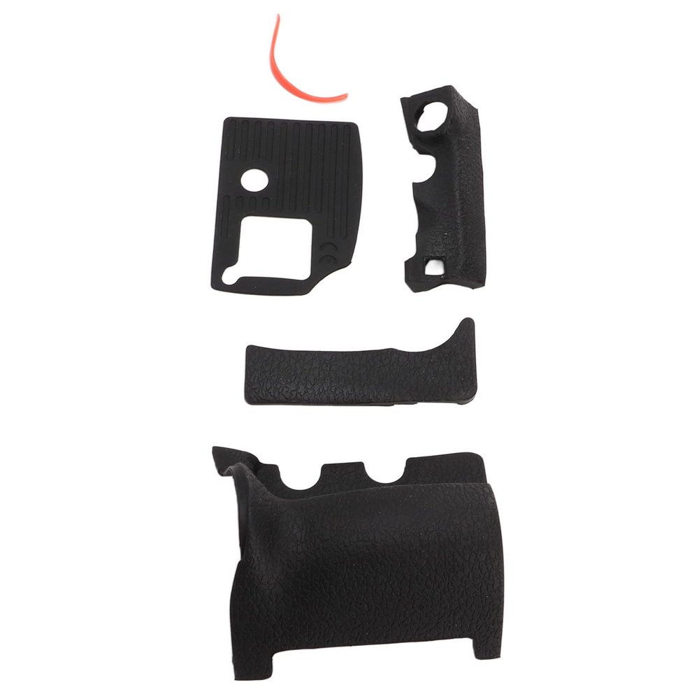 aqxreight Grip Rubber Set Left Side Thumb Bottom Rubber Cover with Adhesive Repair Parts for D810 Camera This of Grip Set P Camera PadGrip Body for NikonBody Cov