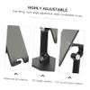 NUOBESTY Adjustable Phone Holder Stand for Desktop Multi-Functional ABS Silicone Tablet Bracket Height Adjustable for Online Classes and Live Streaming Universal Compatibility view 3