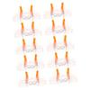 MAGICLULU 10Pcs Lever Wire Connectors for Quick Splicing Insulated Terminal Blocks for Electrical Connections Compact Design for Home and Automobile Use Fire Retardant Compatible view 1