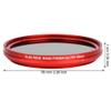 aqxreight 58mm ND2 400 Silm ND Variable Neutral Density ND2 to ND400 for Camera Optical Refining and FilterCamera FilterND2 400 Filter58mm FilterNeutral Density view 3