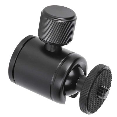 aqxreight Aluminium Alloy CNC Spherical Ballhead Anodic Oxidation 360 Multifunction Rotation Knob Locking Not Loc BallheadMini BallheadAluminium Alloy BallheadSpherical BallheadTripod Ballh
