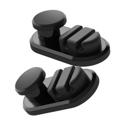 ABOOFAN 2Pcs Cable Organizer Clips Flexible Cord Management Holder for Desk Car Home Stylish Data Cable Holder Tidy Wire Clips for Phone Chargers More Versatile and Easy to Use