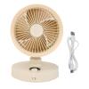 Fafeicy Desktop Fan with 100 Speeds Wind, Quiet Operation, LED Display, USB Rechargeable, Auto Oscillating, Adjustable Tilt, for Bedroom, Living Room, Office view 1