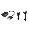 bodateng to HDMI-Compatible Full HD 1080P Converter Adapter Cable with Audio Output HD Adapter for PC to HDTV Projector(VGA to HDMI 2) view 1