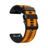 22/26mm Watchbands For Garmin Fenix 8 7 7X 6 6X Pro 5 5X Plus 3HR 935 Silicone Band Quick Release WristStrap Bracelet(Orange black,22mm(Fenix 8 47mm)) view 1