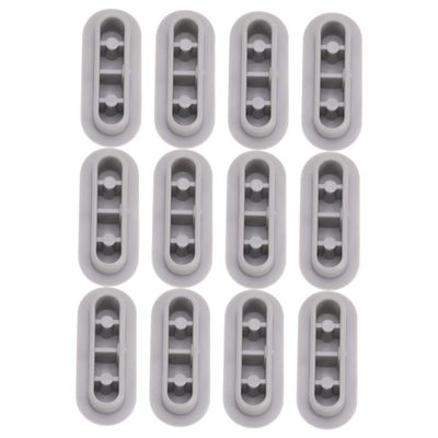 12Pcs Toilet Seat Bumpers Gaskets with Strong Adhesive Pads for Home