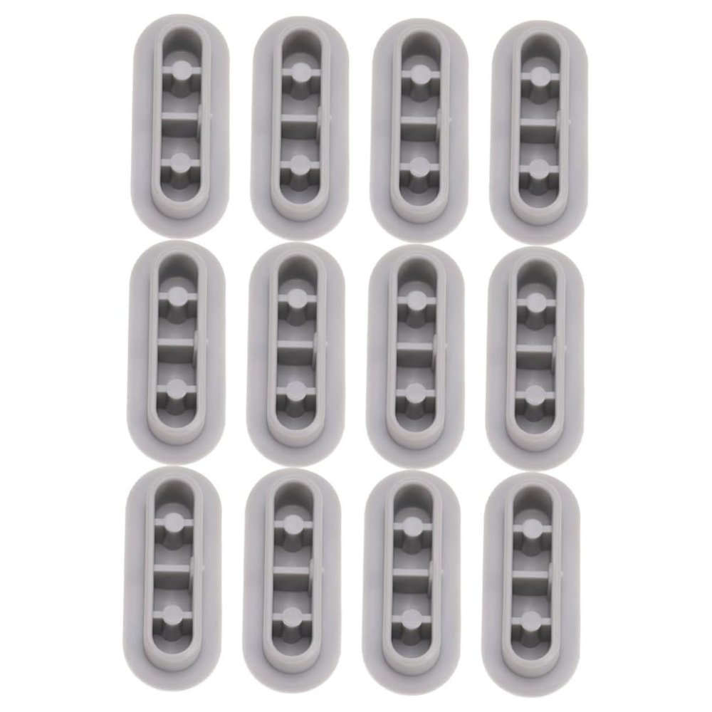 12Pcs Toilet Seat Bumpers Gaskets with Strong Adhesive Pads for Home