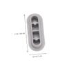 12Pcs Toilet Seat Bumpers Gaskets with Strong Adhesive Pads for Home view 2