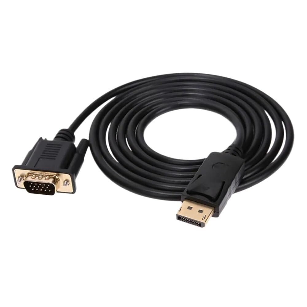 bodateng DisplayPort to Adapter Connecto Converter 1.8m Cable FHD 1920 * 1080P Line for Desktop PC TV M>oni>tor Projector