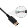 bodateng DisplayPort to Adapter Connecto Converter 1.8m Cable FHD 1920 * 1080P Line for Desktop PC TV M>oni>tor Projector view 4
