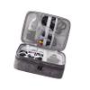 Angoily Layers Electronics Organizer Bag for Travel Detachable Storage Pouch for Cables U Discs Power Banks and Accessories Grey view 1