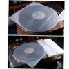 DOITOOL 50Pcs CD Protector Bags Clear Sleeves for Durable CD Inner Covers Flap Design for Easy Access for CD Storage and Preservation view 1