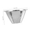 Angoily 2pcs Flashlight Reflector Cup High Efficiency LED Lighting Fixture Shade Cap for Enhanced Brightness Focused Beam for Camping Hiking Emergency Use view 2