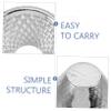 Angoily 2pcs Flashlight Reflector Cup High Efficiency LED Lighting Fixture Shade Cap for Enhanced Brightness Focused Beam for Camping Hiking Emergency Use view 3