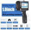 ZHONGMIN Portable Handheld Inkjet Printer with Black Quick-Drying Ink Cartridge for Text/Date/Logo/Batch Number/QR Code/Barcode, 4.3-inch Touch Screen, Print Height 0.08-1 Inch (ZM-C880) view 2