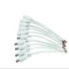 1/5/10 Pcs 5.5x2.1mm DC Male Female Power Plug Cable Wire Jack Adapter Connector for CCTV Single Color 3528 5050 LED Tape Light(5 Pairs White) view 1