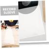 Cabilock 10Pcs Transparent Vinyl Record Sleeves Adhesive Outer Protectors for Vinyl Records Scratch and for Safe Storage and Preservation view 4