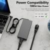 180W Charger Compatible with ASUS TUF Gaming A15 A17 F15 F17 FA506 FA706 FA566 FX705 ROG Strix G G15 G17 G531 G513 G731 A18-150P1A Laptop Power view 2