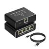ACGTUY 1000Mbps Ethernet Splitter 1 to 2/3/4 RJ45 LAN Internet Splitter for TV Computer Router Switch Set-Top Box Digital TV(1 to 2 1000Mbps) view 2