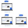 30/40/50 Inch Portable Floor Standing Projection Screen, 4:3 16:9 4K HD Rear Front Movie Screen, Floor Projector Screen for Home Theater Indoor Outdoor Movie Video Office(16:9,40") view 2