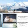 30/40/50 Inch Portable Floor Standing Projection Screen, 4:3 16:9 4K HD Rear Front Movie Screen, Floor Projector Screen for Home Theater Indoor Outdoor Movie Video Office(16:9,40") view 3