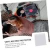 ULTECHNOVO 50Pcs Clear Vinyl Record Protectors OPP Sleeves for Scratch CD Covers for Safe Storage of Your Record Collection view 2