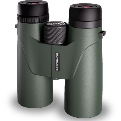 12x42 HD Binoculars for Adults High Powered, Super Bright BAK4 Prism Waterproof Binoculars with Low Light Vision for Bird Watching Outdoor Hunting Travel Hiking Sports Stargazing Cruise (Green)