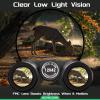 12x42 HD Binoculars for Adults High Powered, Super Bright BAK4 Prism Waterproof Binoculars with Low Light Vision for Bird Watching Outdoor Hunting Travel Hiking Sports Stargazing Cruise (Green) view 4