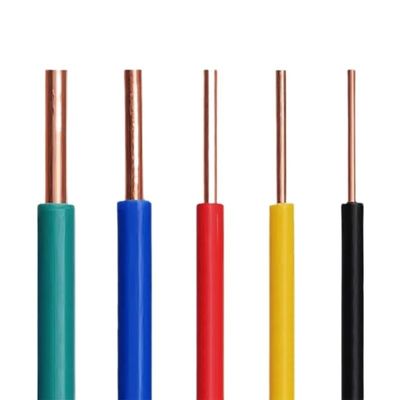 100meter BV Household Single-core Single-Strand Flame Retardant Wire 7/9/11/13/15/17/18 AWG Pure Copper core 0.75-10MM Hard Wire(Green,6mm2 9AWG)