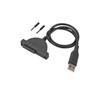 ACGTUY USB 2.0 to Sata II 7+6 13Pin Adapter for CD/DVD ROM Slimline Drive Converter Cable Screws Steady Style USB 2.0 SATA view 1