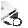 ACGTUY USB 2.0 to Sata II 7+6 13Pin Adapter for CD/DVD ROM Slimline Drive Converter Cable Screws Steady Style USB 2.0 SATA view 4