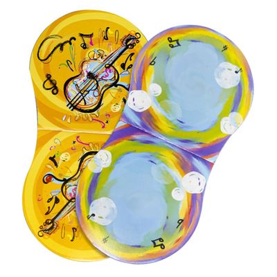 Tofficu 2pcs Vinyl Record Mitts Record Cleaning Mitts Static Vinyl Handler for