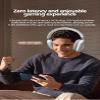 Bluetooth 5.3 Headphones, Hi-Fi Stereo Sound, 12H Playtime, Dual Connection, Over-Ear Wireless Headset with Type-C, Silver (Pink) view 4