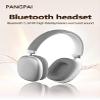 Bluetooth 5.3 Headphones, Hi-Fi Stereo Sound, 12H Playtime, Dual Connection, Over-Ear Wireless Headset with Type-C, Silver (Silvery) view 2