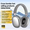 Bluetooth 5.3 Headphones, Hi-Fi Stereo Sound, 12H Playtime, Dual Connection, Over-Ear Wireless Headset with Type-C, Silver (Blue) view 4