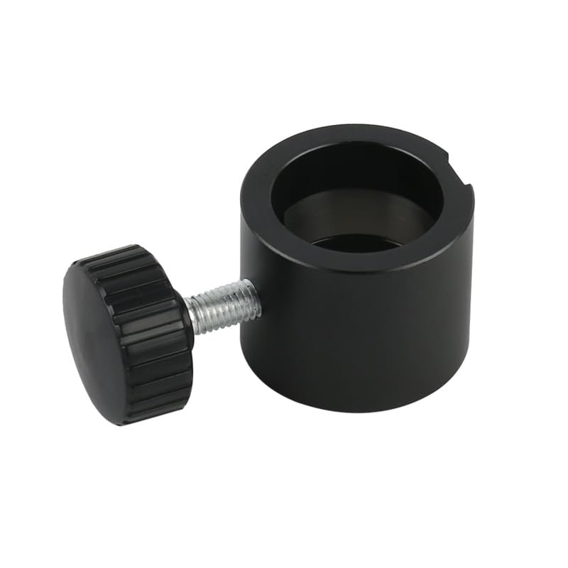 1pc 32mm 25mm Industry Stereo Microscope Limit Fix Position Ring Holder Metal Column Pillar Bar Adapter with Screw(Brown)