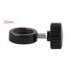1pc 32mm 25mm Industry Stereo Microscope Limit Fix Position Ring Holder Metal Column Pillar Bar Adapter with Screw(Brown) view 2