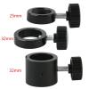 1pc 32mm 25mm Industry Stereo Microscope Limit Fix Position Ring Holder Metal Column Pillar Bar Adapter with Screw(Brown) view 3
