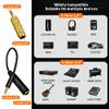 2-Pack 1/4 to 3.5 mm Stereo Headphone Jack Adapter TRS 1/4 to 1/8 AUX Audio Plug Male to 6.35 mm (1/4'') Jack Female cable connection For Headphone, Piano,Adapter,guitar,Microphone,speaker,PC view 2