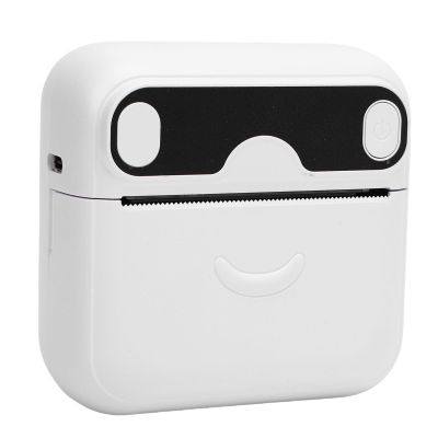 Yunseity Mini Sticker Printer, Wireless Inkless Sticker Maker Machine Pocket Printer with APP, Portable Thermal Printers Black and White Printing, for Notes, Journal, DIY