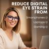 Prospek VELARI Blue Light Blocking Glasses - Clear Lens for Office & Meetings - Daytime Computer Gaming Eyewear 9am-6pm - Reduce Eye Strain Headaches - Professional Style for Men Women view 2
