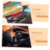 CONGARTENO Professional Vinyl Record Cleaning Brush Static Dust Brush Tool with Durable Bristles for Safe and Cleaning of Records Easy to Use and Store view 2
