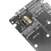 2 in 1 mSATA SSD NGFF to SATA 3.0 Converter 2.5" SSD Hard Drive Enclosure view 3