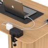 8-in-1 Desk Clamp Power Strip Desktop Mount with 4 AC Outlets, 2 USB-A & 2 USB-C (20W), ETL Certified, 6.6FT Flat Plug, Space-Saving Clamp-On Desk Outlet for Home, Office, Dorm, Conference Table view 4