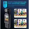 COCBTKQ Pocket Camera WiFi Body Cam, Mini Action Sports Cam Video Camcorder with Back Clip, 1.6-inch Colour DisplayFill-in Light32GB TF Card, for Traveling view 4