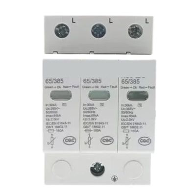 1P 2P 3P 4P 15kA 40KA 65KA 100KA NU6-II 40/385 Surge Arrester Protect Electric SPD 385V AC(4P,385V 40KA)