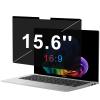 OMOTON Magnetic Laptop Privacy Screen 15.6 Inch 16:9, Anti-Spy Filter, Matte Anti Glare Blue Light Protector, Easy Install & Remove view 1