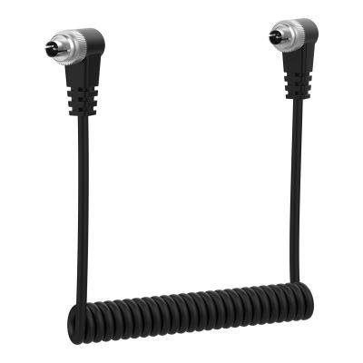 PC Sync to PC Sync Flash Trigger Cable  Male to Male Screw Lock Flash Sync Cord Compatible with DSLR Cameras, Studio Flash, Strobe Light, Godox, Neewer, Yongnuo